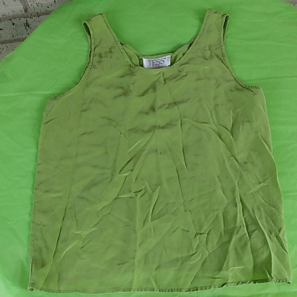 Ladies size S Tess 100% Silk blouse